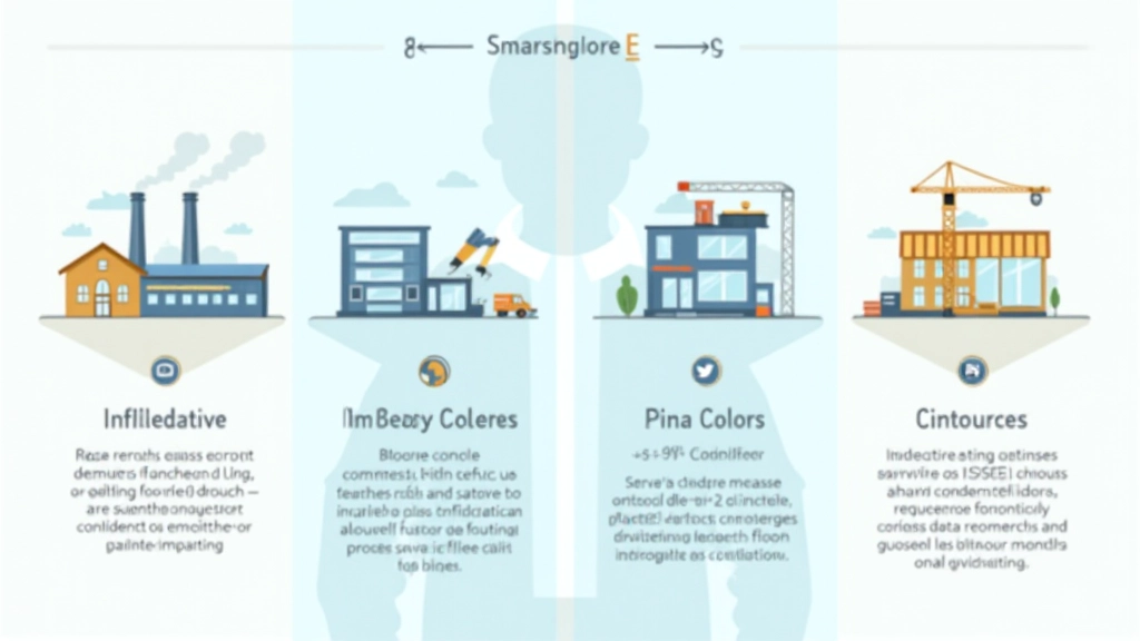 Représentation des quatre secteurs (industrie, services, bâtiment, commerce) avec leurs indices de confiance distincts